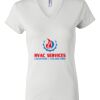 Women's Short Sleeve V-Neck T-Shirt Thumbnail
