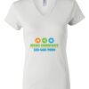 Women's Short Sleeve V-Neck T-Shirt Thumbnail
