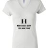 Women's Short Sleeve V-Neck T-Shirt Thumbnail