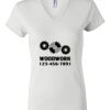 Women's Short Sleeve V-Neck T-Shirt Thumbnail