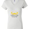 Women's Short Sleeve V-Neck T-Shirt Thumbnail