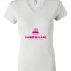 Women's Short Sleeve V-Neck T-Shirt Thumbnail