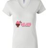 Women's Short Sleeve V-Neck T-Shirt Thumbnail
