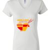 Women's Short Sleeve V-Neck T-Shirt Thumbnail
