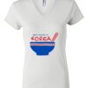 Women's Short Sleeve V-Neck T-Shirt Thumbnail