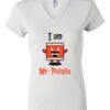 Women's Short Sleeve V-Neck T-Shirt Thumbnail