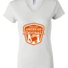 Women's Short Sleeve V-Neck T-Shirt Thumbnail