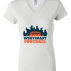 Women's Short Sleeve V-Neck T-Shirt Thumbnail