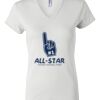 Women's Short Sleeve V-Neck T-Shirt Thumbnail