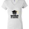 Women's Short Sleeve V-Neck T-Shirt Thumbnail