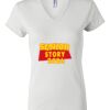 Women's Short Sleeve V-Neck T-Shirt Thumbnail