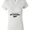 Women's Short Sleeve V-Neck T-Shirt Thumbnail