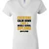 Women's Short Sleeve V-Neck T-Shirt Thumbnail