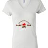 Women's Short Sleeve V-Neck T-Shirt Thumbnail