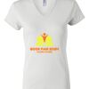 Women's Short Sleeve V-Neck T-Shirt Thumbnail