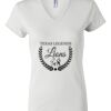 Women's Short Sleeve V-Neck T-Shirt Thumbnail