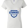 Women's Short Sleeve V-Neck T-Shirt Thumbnail