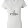 Women's Short Sleeve V-Neck T-Shirt Thumbnail