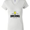 Women's Short Sleeve V-Neck T-Shirt Thumbnail
