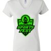 Women's Short Sleeve V-Neck T-Shirt Thumbnail