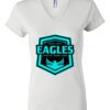 Women's Short Sleeve V-Neck T-Shirt Thumbnail