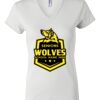 Women's Short Sleeve V-Neck T-Shirt Thumbnail