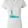 Women's Short Sleeve V-Neck T-Shirt Thumbnail