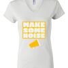 Women's Short Sleeve V-Neck T-Shirt Thumbnail