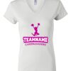 Women's Short Sleeve V-Neck T-Shirt Thumbnail