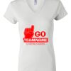 Women's Short Sleeve V-Neck T-Shirt Thumbnail