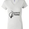 Women's Short Sleeve V-Neck T-Shirt Thumbnail