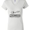 Women's Short Sleeve V-Neck T-Shirt Thumbnail