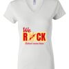 Women's Short Sleeve V-Neck T-Shirt Thumbnail