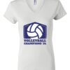Women's Short Sleeve V-Neck T-Shirt Thumbnail