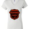 Women's Short Sleeve V-Neck T-Shirt Thumbnail