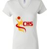 Women's Short Sleeve V-Neck T-Shirt Thumbnail
