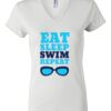 Women's Short Sleeve V-Neck T-Shirt Thumbnail