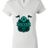 Women's Short Sleeve V-Neck T-Shirt Thumbnail