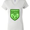 Women's Short Sleeve V-Neck T-Shirt Thumbnail
