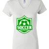 Women's Short Sleeve V-Neck T-Shirt Thumbnail