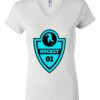 Women's Short Sleeve V-Neck T-Shirt Thumbnail