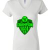 Women's Short Sleeve V-Neck T-Shirt Thumbnail