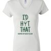 Women's Short Sleeve V-Neck T-Shirt Thumbnail