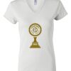 Women's Short Sleeve V-Neck T-Shirt Thumbnail
