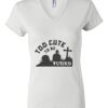 Women's Short Sleeve V-Neck T-Shirt Thumbnail