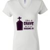 Women's Short Sleeve V-Neck T-Shirt Thumbnail