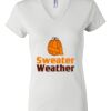 Women's Short Sleeve V-Neck T-Shirt Thumbnail