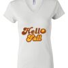 Women's Short Sleeve V-Neck T-Shirt Thumbnail
