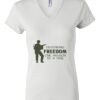 Women's Short Sleeve V-Neck T-Shirt Thumbnail