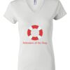 Women's Short Sleeve V-Neck T-Shirt Thumbnail
